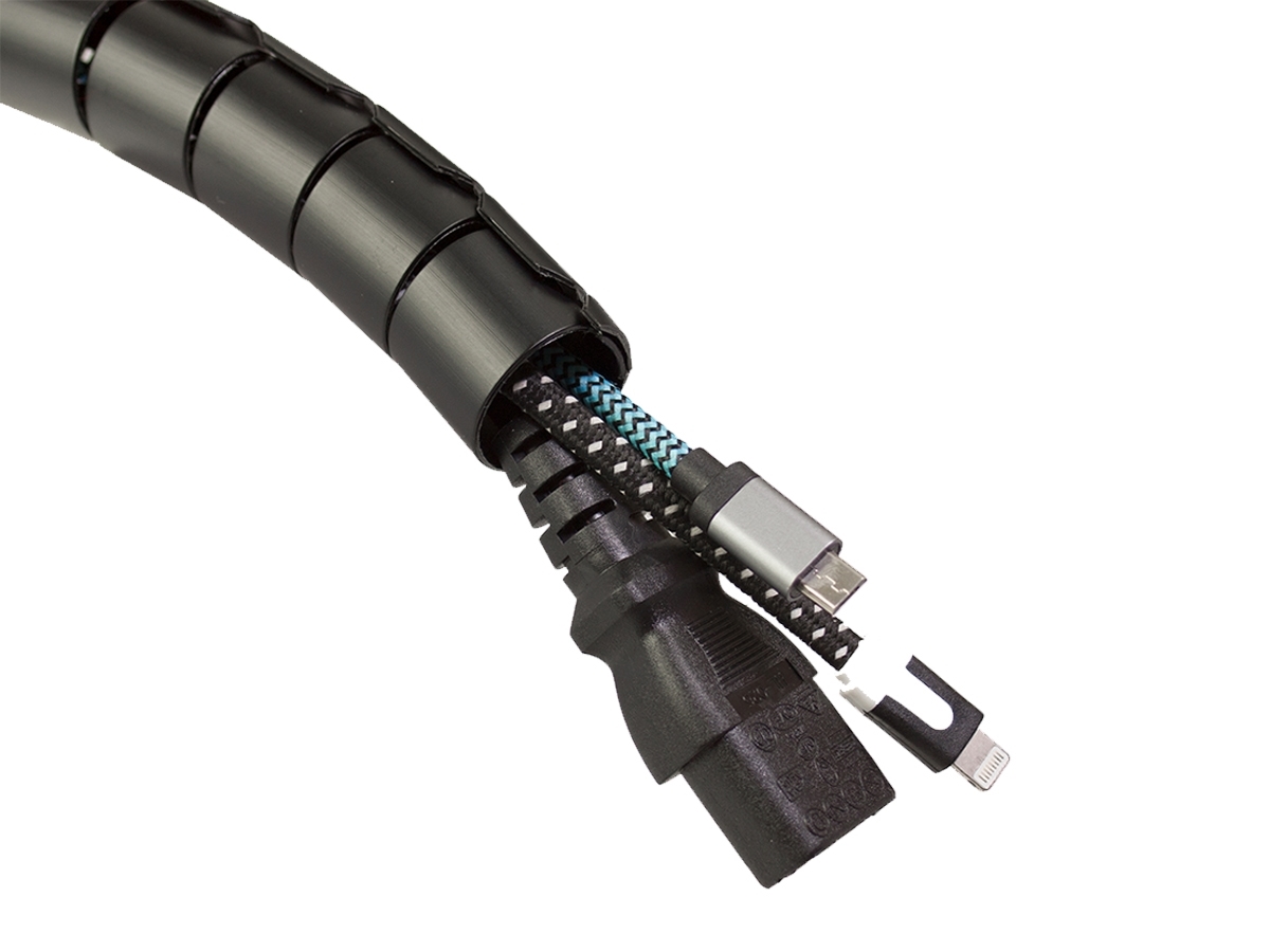 Kondator 429-0225B - Гибкий кабель-канал 2000x25 мм, черный