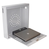 Kondator 428-LU50 - Вертикальный ящик для ноутбука с замком, серебристый