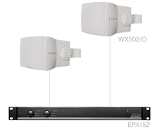 Audac PURRA5.2E/W - Комплект из АС и усилителя EPA152 + 2хWX502/OW