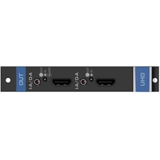 Kramer UHDA-OUT2-F16/STANDALONE - Плата c 2 выходами UHD HDMI 4K и эмбеддированием/деэмбеддированием аналогового стереоаудио на 3,5-мм разъемах
