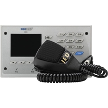 Atlas IED IEDA528HFM-H - Настольная микрофонная 20-кнопочная станция с цветным дисплеем для системы GLOBALCOM