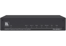 Kramer PA-240Net - Усилитель мощности с DSP-процессором, 240 Вт – 70/100 В, 2 х 120 Вт – 4/8 Ом