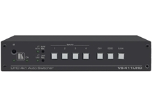 Kramer VS-411UHD – Автоматический коммутатор 4х1 HDMI 4K/60 c HDCP 1.4, EDID, ARC и аналогового стерео