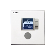 Ecler WPNET4KV - 4-кнопочный настенный контроллер с LCD-экраном для EclerNet