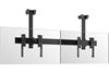 Vogels C1208 Black - Потолочное крепление для видеостены 1х2 из дисплеев диагональю 42–55'', длина штанги 800 мм, макс. нагрузка 160 кг