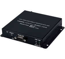 Cypress CH-2527RXPLV - Приемник сигналов HDMI 4Kх2K/60, 3D с HDCP 2.2, HDR, ИК и RS-232 из витой пары CAT5e с PoH и AVLC