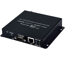 Cypress CH-2527RXV - Приемник сигналов HDMI 4Kх2K/60, 3D с HDCP 2.2, HDR, Ethernet (RJ45), ИК и RS-232 из витой пары CAT5e с PoH и AVLC