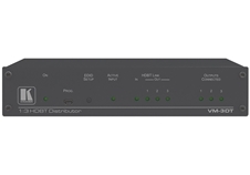 Kramer VM-3DT - Усилитель-распределитель 1:3 по HDBaseT сигналов HDMI 2.0 4K/60 (4:2:0) с HDCP 1.4, CEC и расширенным EDID