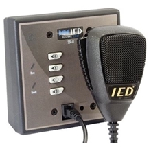 Atlas IED IEDA524-H - Программируемая настенная/настольная 4-кнопочная станция с ручным микрофоном для системы GLOBALCOM
