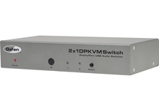 Gefen EXT-DPKVM-241 - Коммутатор 2х1 сигналов DisplayPort, USB и аудио