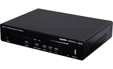 Cypress CPLUS-401V - Коммутатор с автопереключением и масштабированием 4х1 HDMI UHD 4K и усилителем мощности 2х20 Вт – 4 Ом