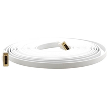 Kramer C-DM/DM/FLAT(W) - Плоский кабель DVI-D Single Link (вилка-вилка)
