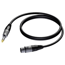 Procab CAB900 - Аудиокабель Jack 6,3 мм моно (вилка) – XLR 3-pin (розетка)