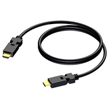 Procab BSV101 - Кабель HDMI 1.3c, поворотный разъем (вилка-вилка) (AWG 30)