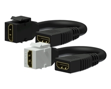 Procab VCK450 - Вставка-переходник Keystone HDMI – HDMI c кабелем