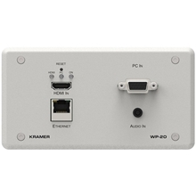 Kramer WP-20 - Передатчик VGA/HDMI, RS-232 и стереоаудио по витой паре HDBaseT, поддержка 4K
