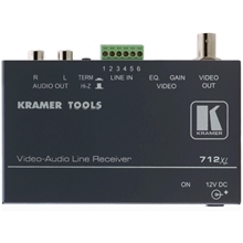 Kramer 712xl - Приемник композитного видеосигнала и звукового монофонического сигнала передаваемых по витой паре