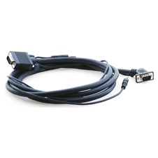 Kramer C-GMA/GMA(45)-15 - Кабель VGA + аудио с угловым разъемом (вилка-вилка 45°)
