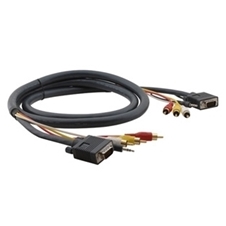 Kramer C-MH1/MH1-15 - Кабель VGA + 3xRCA аудио – VGA + 3xRCA аудио (вилка-вилка)