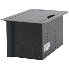 Kramer TBUS-10/UNIV(X2)/220V - Встраиваемая в мебель коробка для укладки и подключения кабелей