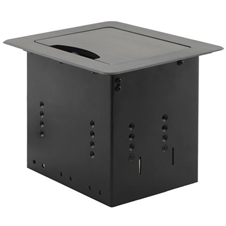 Kramer TBUS-9/DE/220V - Встраиваемая в мебель коробка для укладки и подключения кабелей