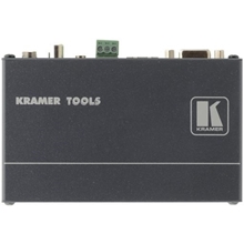 Kramer TP-126XL - Приемник VGA, звуковых стереосигналов (аналог и S/PDIF) и двунаправленных RS-232 из витой пары с регулировкой уровня и АЧХ