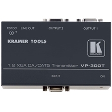 Kramer VP-300T - Высококачественный усилитель-распределитель 1:2 сигнала VGA, передатчик по витой паре