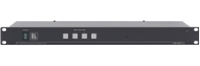 Kramer VS-401xlm - Коммутатор 4х1:3 композитного видео и стереоаудиосигнала с переключением в интервале кадрового гасящего импульса