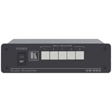 Kramer VS-55V - Высококачественный коммутатор 5х1 композитного видео с переключением в интервале кадрового гасящего импульса