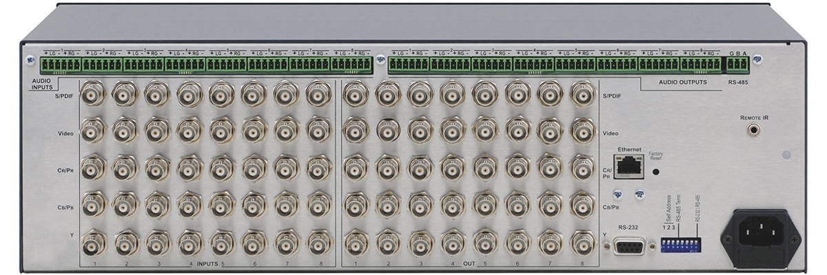 Сигнал 8 звуков. Коммутатор Kramer vs-88. Матричный коммутатор 8х8 Kramer Electronics [vs-88h2a]. Kramer RS-232. Матричный коммутатор 8х8 les разборка.