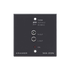 Kramer WA-20N (G) - Панель с приемником аудиосигнала, передаваемого по витой паре