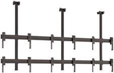 Vogels CB2330 Black - Потолочное крепление для видеостены 2х3 из дисплеев 50–65'', макс. нагрузка 240 кг