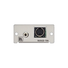 Kramer WAS-1N(W) - Модуль-переходник с разъема S-Video и 3,5-мм розетки на клеммный блок
