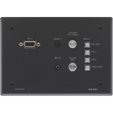 Kramer WP-501(G) - Универсальная панель управления с коммутатором видео- и аудиосигналов