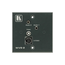 Kramer WVS-2 (G) - Панель с переходником на клеммные блоки для сигнала YC, композитного видеосигнала и двух стереофонических аудиосигналов