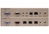 Gefen EXT-2VGAKVMPAK-LAN - Комплект устройств для передачи сигналов VGA, USB, сигналов управления ИК, RS-232 и аудио по IP сетям 1000BaseT