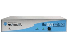 Gefen EXT-DVI-241 - Коммутатор 2x1 сигналов интерфейсов DVI, USB и аудио