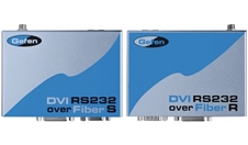 Gefen EXT-DVI-FO-141 - Комплект устройств для передачи сигналов DVI-D, RS-232 и ИК по оптоволокну и витой паре