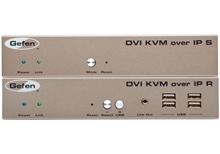 Gefen EXT-DVIKVM-LAN-L - Комплект устройств для передачи сигналов DVI, USB, сигнала управления RS-232 и аудио по витой паре