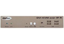 Gefen EXT-DVIKVM-LAN-LRX – Устройство для приема сигналов DVI, USB, сигналов управления RS-232 и аудио по IP сетям 1000BaseT