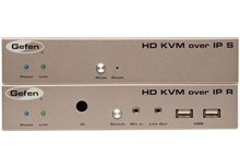 Gefen EXT-HDKVM-LAN - Комплект приборов для передачи сигналов HDMI, USB, RS-232, ИК, двунаправленного аудио по IP-сетям 1000BaseT