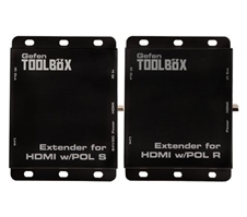 Gefen GTB-HDBT-POL-BLK – Комплект устройств для передачи HDMI и двунаправленной передачи сигналов ИК-управления по витой паре