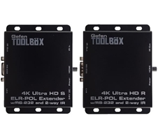 Gefen GTB-UHD2IRS-ELRPOL-BLK – Комплект устройств для передачи сигналов HDMI 4Kx2K, 3D, RS-232 и ИК по витой паре