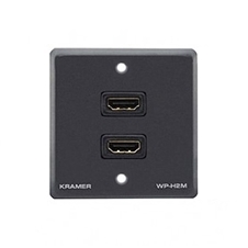 Kramer WP-H2M/EU/GB - Настенная панель-переходник с 2-мя проходными разъемами HDMI