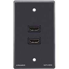 Kramer WP-H2M/US - Настенная панель-переходник с 2-мя проходными разъемами HDMI