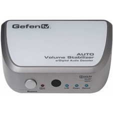 Gefen GTV-VOLCONT-D – Устройство коррекции уровня небалансного аналогового стерео и цифровых аудиосигналов со встроенным декодером