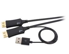 Opticis HDFC-200-10 - Кабель HDMI 2.0 гибридный (вилка-вилка), 4096x2160/60 с 3D, CEC, EDID, HDCP 2.2