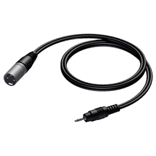 Procab CAB714/1.5 - Аудиокабель miniJack 3,5 мм стерео (вилка) – XLR 3-pin (вилка)