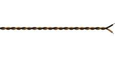 Procab PR4303 - Монтажный кабель 2x0.25мм2, черно-оранжевый