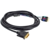Qtex TC-D29P/3RP-1.8 - Переходный кабель DVI-I (вилка) – RGB (вилка)